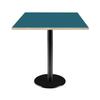Table 70 X 70 Cm - Rome Blue Model with Wooden Edges
