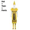 Colored Pencils Cosplay Costume For Adults With Polyester Fabric For Halloween Parties