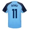 ФК «Манчестер Сити» Футболка из полиэстера с номером 11 и фамилией Доку для мальчиков