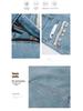 Women's Light Blue High Waist Denim A-Line Skirt with Slit - Spring 2026 Fashion