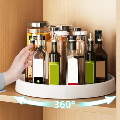 Lazy Susan поворотный органайзер для специй вращающийся на 360 градусов большой емкости нескользящий держатель для хранения