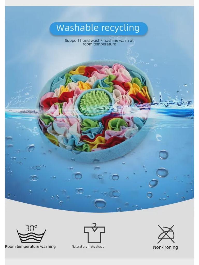 Коврик для обнюхивания домашних животных через границу: Игрушка для хранения еды, снимающая стресс и обучающая для кошек и собак, всесезонная игра и взаимодействие