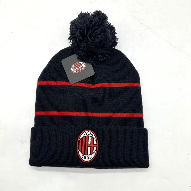 Париж Челси Арсенал Реал Мадрид Ювентус Вязаная шапка с помпоном - Вышитый логотип мяча, кисточки и зимнее тепло для фанатов