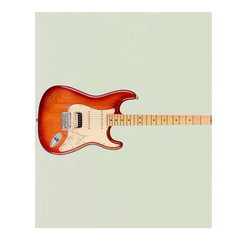 Fender American Professional II Electric Maple Sienna Sunburst Stratocaster® Guitar, Fingerboard,