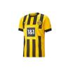 Puma SS22 Полосатый спортивный матч с коротким рукавом Футболка Мужская Футболка Желтый 765883-01