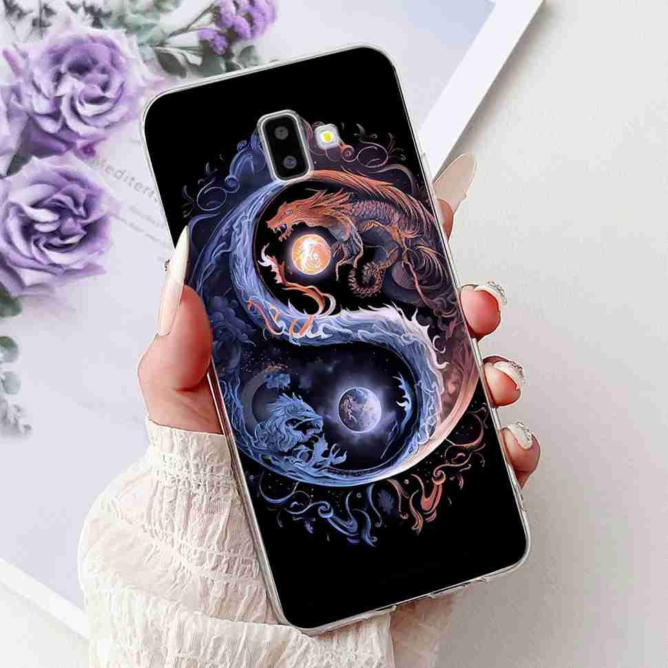 Чехол для Samsung Galaxy J6 Plus J610F J610G Популярный Расписной Чехол для Телефона Мягкие Силиконовые Чехлы Для Samsung J6 Plus GalaxyJ6+ Coque