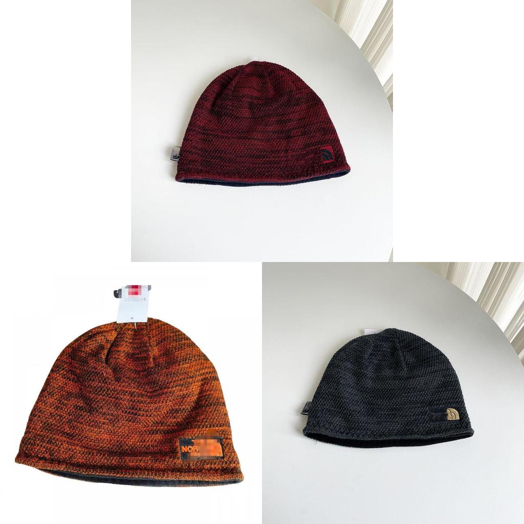 Adult Winter Knit Cap Doublesided Letter Embroidery Windproof Waterproof For Men