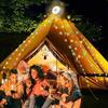 String Lights For Camping LED Portable Waterproof Outdoor String Lights Multipurpose Hiking Lighting For Tents Gardens RVs