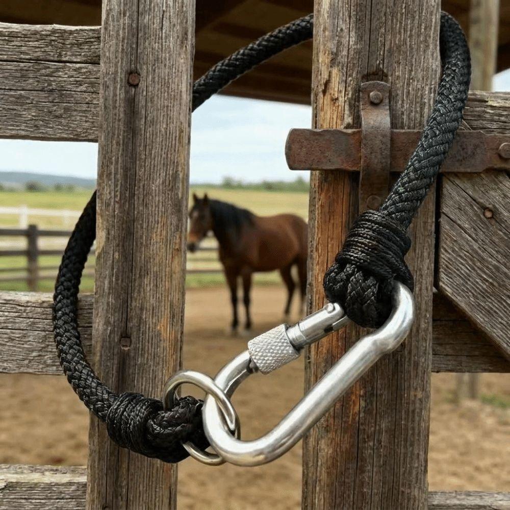 Wear Resistant Farm Anti-collision Door Lock Rust Proof Stable Door Holder Nylon Rope Buckle Ranch