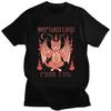 2025 Streetwear Kawaii Satan Demon Graphic Tshirts Funny Goat TeeHail Baphomet Horror Funny Evil T Shirt Men's Clothing Tops