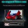1Din Radio Player 7" HD Retractable Car Player Auto Stereo Support Mirror Link Steering Wheel Control Rear View BT FM SD
