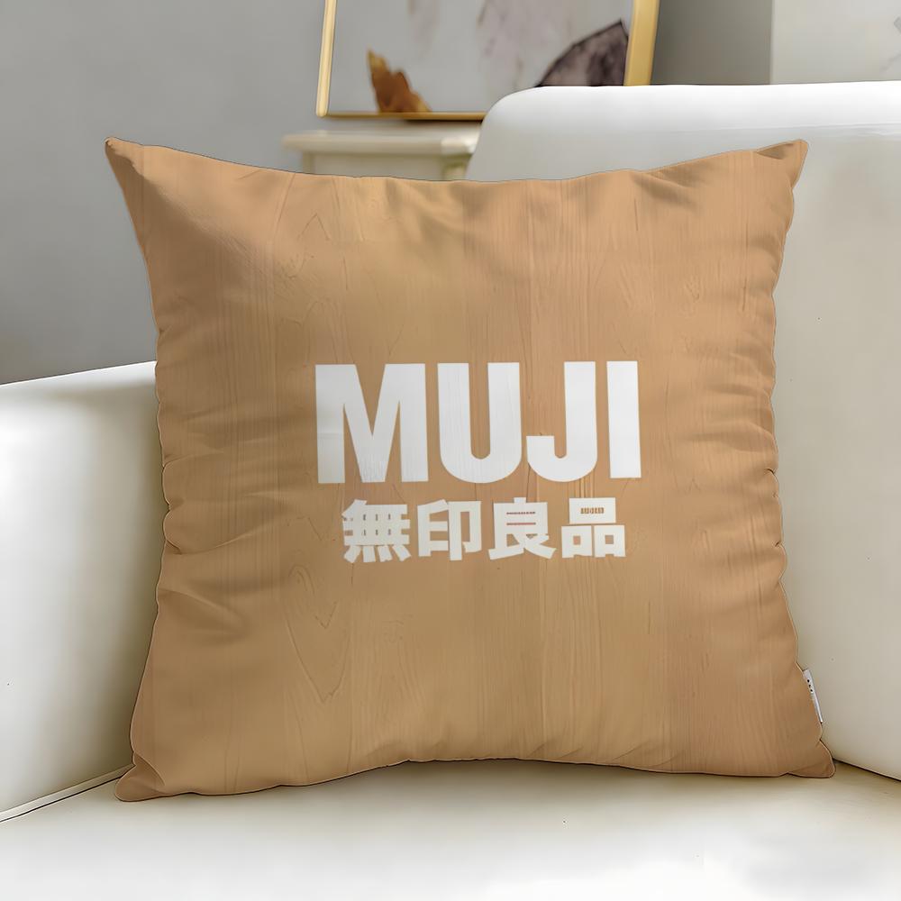 Классический бренд lifestyle MUJI Наволочка Мягкая Легко стирается Универсальная для Дивана Кровати Путешествий и Офиса