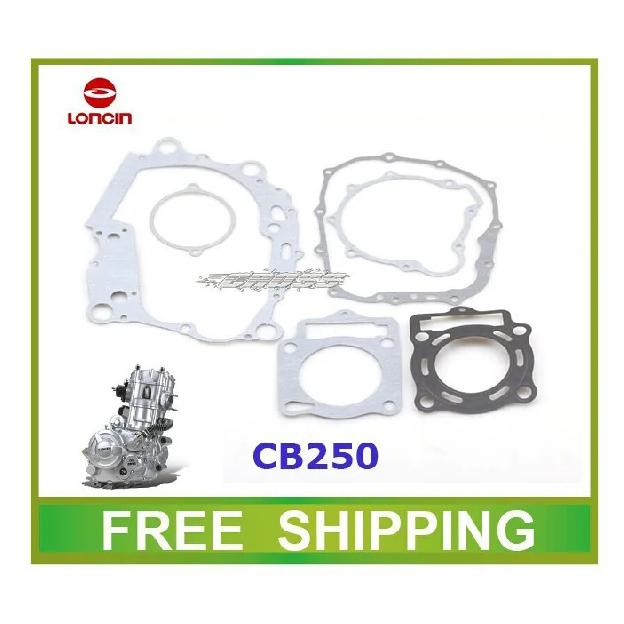 zongshen CB250 air water cooled engine gasket loncin LC169fmm LC165FMM kayo dirt bike atv quad 69mm 65.5mm 70mm