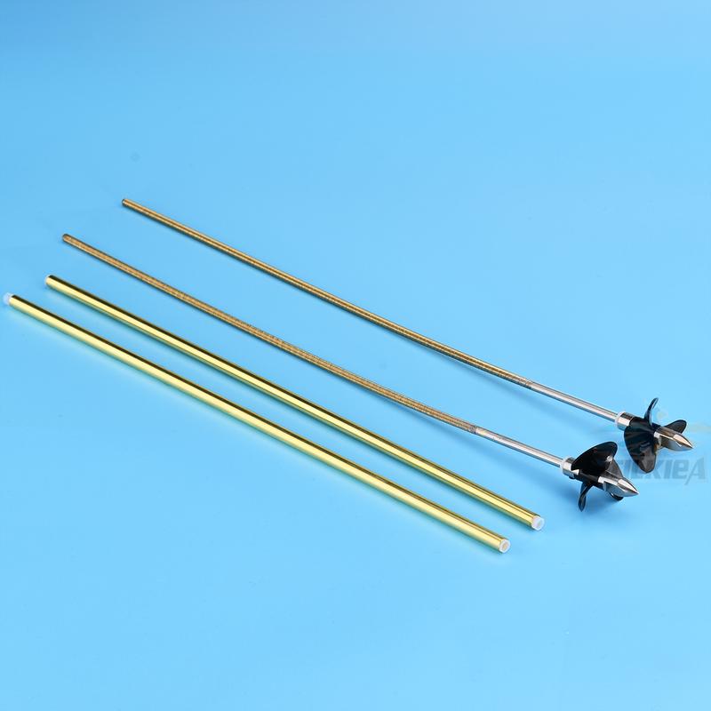 RC Model Boat Shaft Kit 4mm Left/ Right Flexible Axle+Drive Dog + Gasket+3 Blades Proprller + Prop Nut + Brass Tube For RC Boat