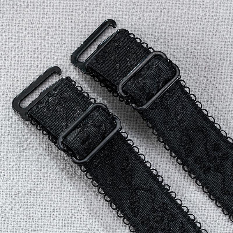 Сексуальные женские нескользящие бретели для бюстгальтера, аксессуары для женских бюстгальтеров, невидимые эластичные бретельки для бюстгальтера с двойными плечами