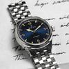 KNIS Varnish Сделано в Японии Автоматические часы Ретро Современные Super Luminova Сапфировое стекло Ремешок из нержавеющей стали Водонепроницаемость 10 АТМ Механические Синие