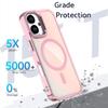 For iPhone 17 Case Compatible with MagSafe Color Changing PC TPU Phone Back Cover