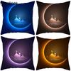 New Eid Al Fitr Home Decoration Pillowcases Islamic Muslim Ramadan Pillowcases Mosque Decorative Pillowcases Gifts