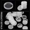 Collections Coin Holders Transparent 100pcs 22mm Round Plastic Capsules
