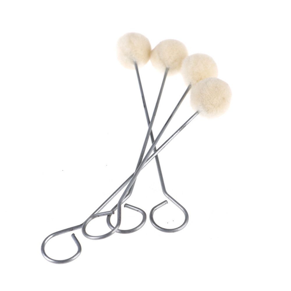 10/20pcs Gel Dyeing Dauber Assisted Coloring Ball Wool Brush Leather Tool