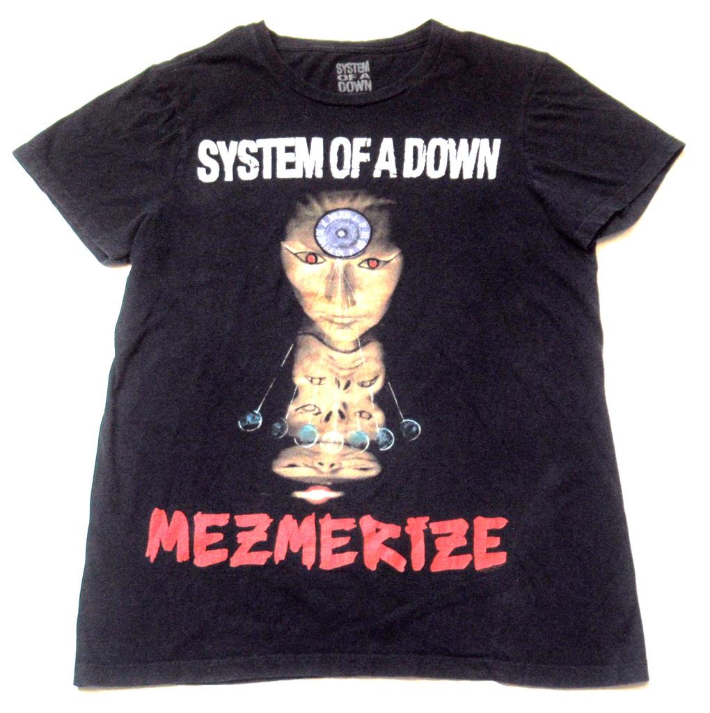 System Of A Down T-Shirt Mezmerize Rock Metal Black Medium