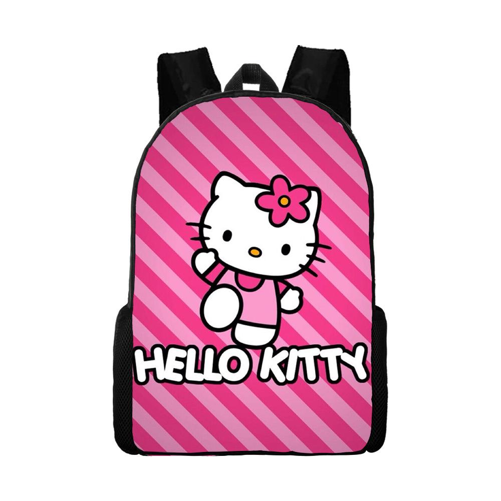 Мультяшный рюкзак Hello Kitty Школьная сумка Ello Kitty Рюкзак с цифровой печатью