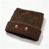 Soft sister cat ear knitted hat autumn and winter warm wool hat cat embroidery cold hat simple versatile hat women's