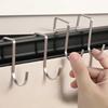2/5Pcs Clothes Towel Hangers Over-Cabinet Hooks Strong Load-bearing Simple Installation Closet Wardrobe Door Hanging Hooks