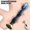 Пульт дистанционного управления Электрический шок Дубинка Стимулятор точки G Клитора Вибратор Оргазм киски Массажер простаты Анальная пробка Игрушка-дилдо для женщин мужчин геев