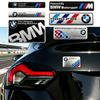 VYOJ1 New 3D Aluminum Car Styling Stickers Body Trunk Decoration For BMW M Power Performance E90 E91 E92 E93 X1 X3 X5 X6 M3 M5 F18 E63