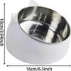 Heated Pet Bowl Winter Dog Bowl Heating Water Bowl Temperature Adjustable Heated Water Bowl For Dogs/cats/rabbits/chickens - JA