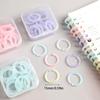 100Pcs Colorful Binder Rings 15mm Detachable Binder Rings Book Rings for Index Card Loose Leaf Notebook Binder Journal
