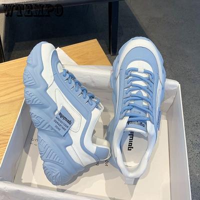 Раннее лето, папина обувь, женская осенняя обувь Ins Tide, дышащие высокие кроссовки с толстой подошвой, повседневная спортивная женская обувь