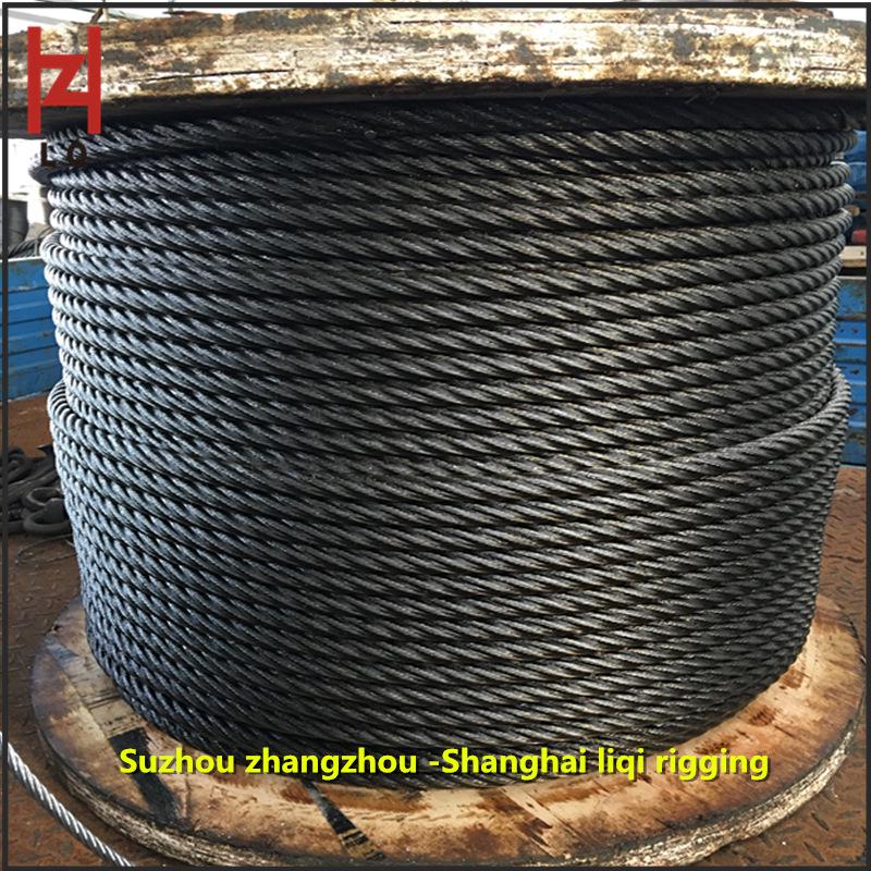30mm Bright Surface Oiled Steel Wire Rope for Lifting, Hoisting, and Winching