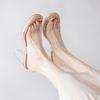 Thick-soled Beautiful Waterproof Table Sandals Women's Thick Heels Summer New Transparent Crystal High Heels Nude Cool Slippers