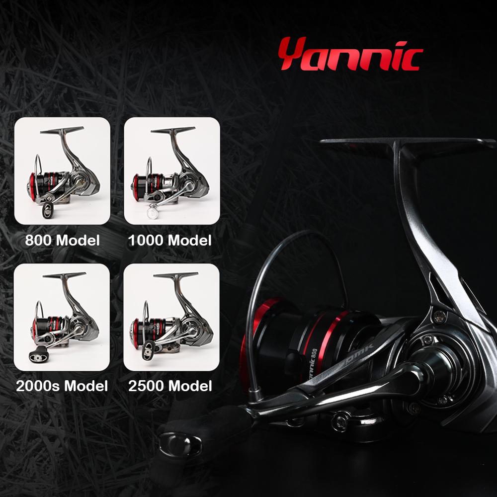 Катушка для спиннинга PURELURE Yannic 135 г, карбоновое волокно, легкая, мелкороторная, катушка для спиннинга, модель 1000 2500, рыболовная катушка