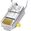 SAMZHE Экранированный RJ45 коннектор Cat6 (Упаковка 100 шт.)