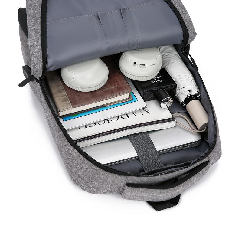 Новый унисекс однотонный водонепроницаемый и дышащий деловой модный повседневный универсальный рюкзак для повседневного использования