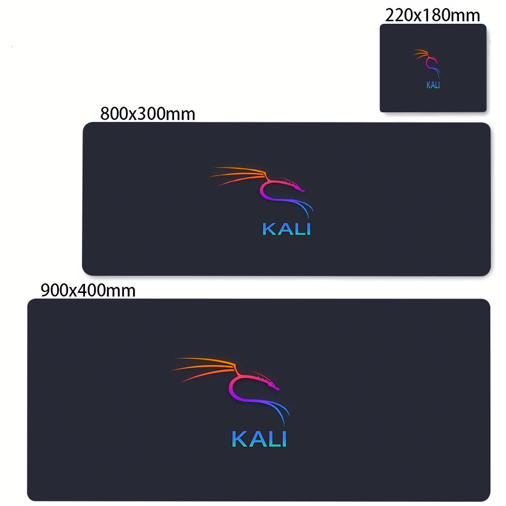Игровой Коврик для Мыши Lockrand Матовый Kali Linux Игровой Коврик для Мыши Клавиатуры Настольный Коврик Резиновый Настольный Ковер Mausepad Для Компьютера Ноутбука 30x80