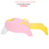 Folding Children Shampoo Chair Adjustable Cartoon Baby Shampoo Lying Chair Pink