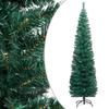 VidaXL Slim Artificial Christmas Tree with Stand Green 180 Cm PVC