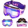 Ski Goggles with Magnetic Double Layer Polarized Lens Skiing Anti-fog UV400 Snowboard Goggles Men Women Ski Glasses Eyewear Case