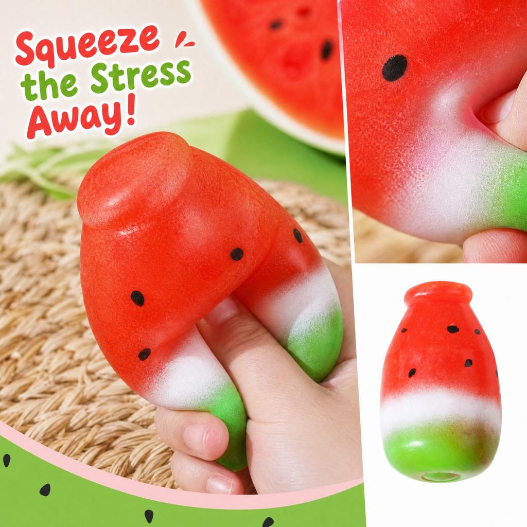 Watermelon Bottle Quick Ball - Sensory Toy for Kids and Adults