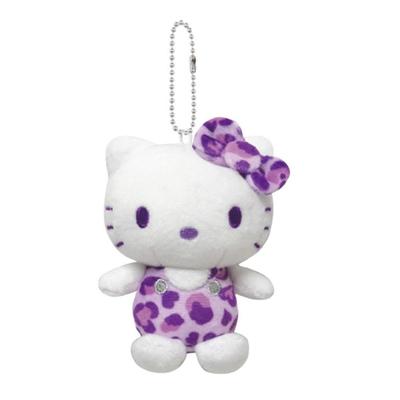 Компания K Hello Kitty (Леопардовый рисунок) Маскот BC Фиолетовый KTH-BM2-PP
