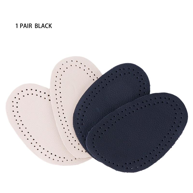 1 пара передней полуподушки из натуральной кожи для защиты ног, противоизносная подкладка половинного размера, передняя полуподушка из коровьей кожи, устойчивая к запаху и дышащая для мужчин и женщин