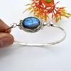 Labradorite Bangle 925 Sterling Silver Bangle Bracelet Handmade Bracelet Statement Bracelet Boho Bracelet Silver Women Bracelet Bangle
