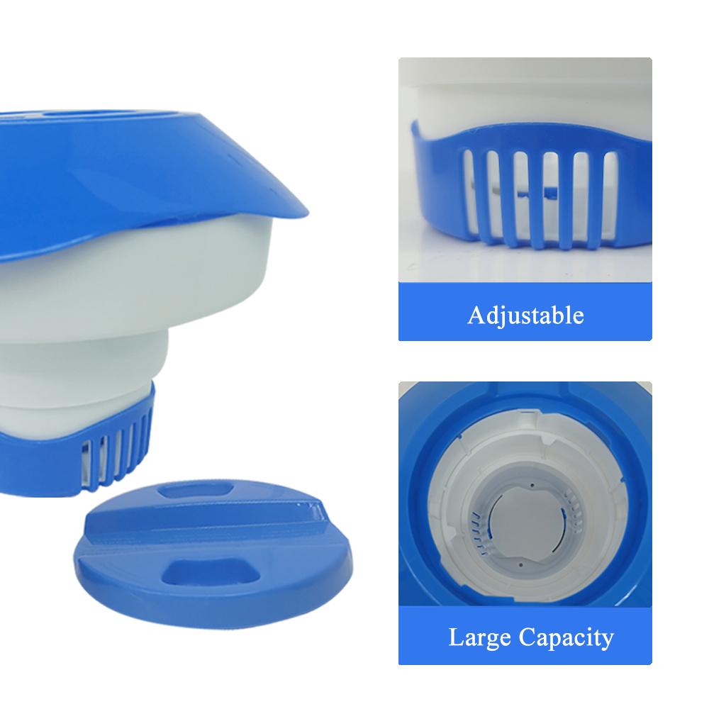 New 8" PP Pool Collapsible Chlorine Floater For Indoor & Outdoor Swimming Pool
