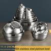JingJingRS 304 Stainless Steel Double-Layer Insulated Dining Bowl