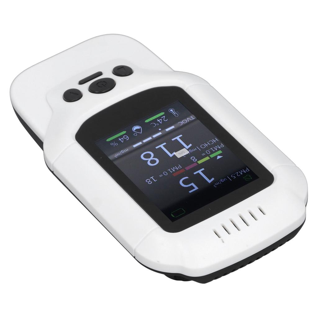 PM2.5 PM1.0 PM10 Monitor Meter Indoor Temperature Humidity Detector High Accuracy Digital Portable F