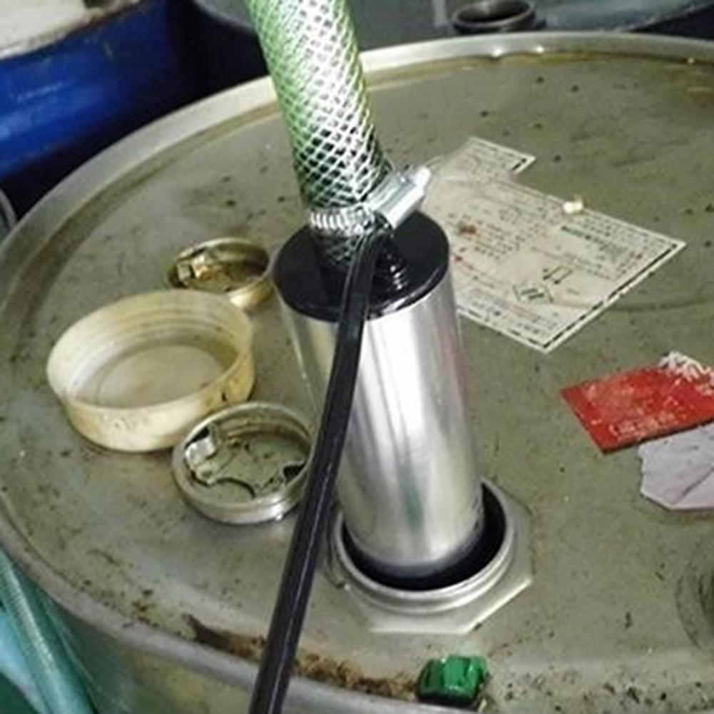 12V Fuel Water Oil Transfer Pump with Switch Stainless Steel Kerosene Motor Oil Transfer Pump